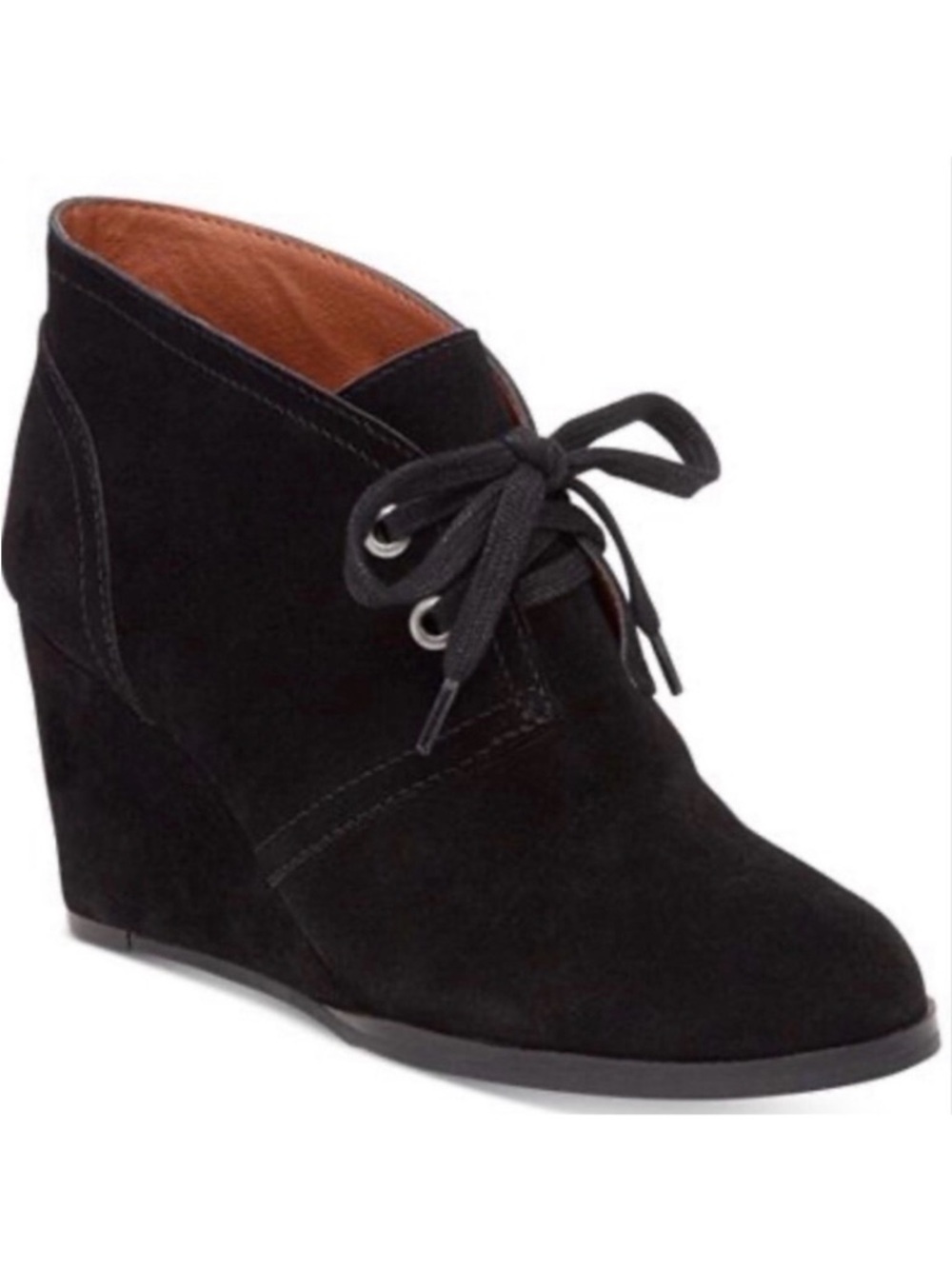 Lucky Brand Seleste Suede Wedge Chukka Boot
